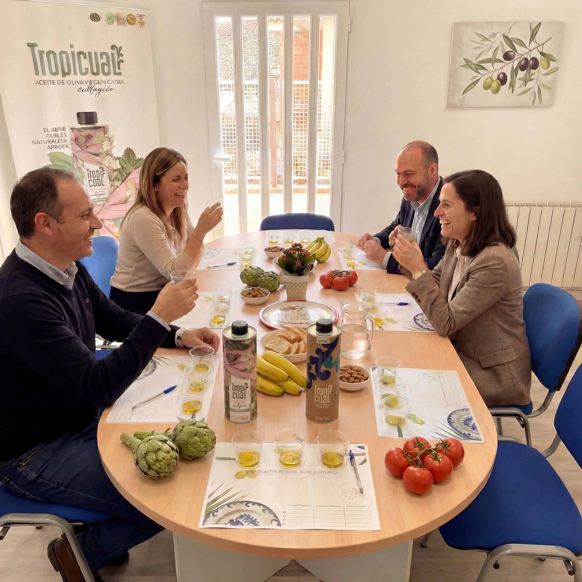 Tasting around the table