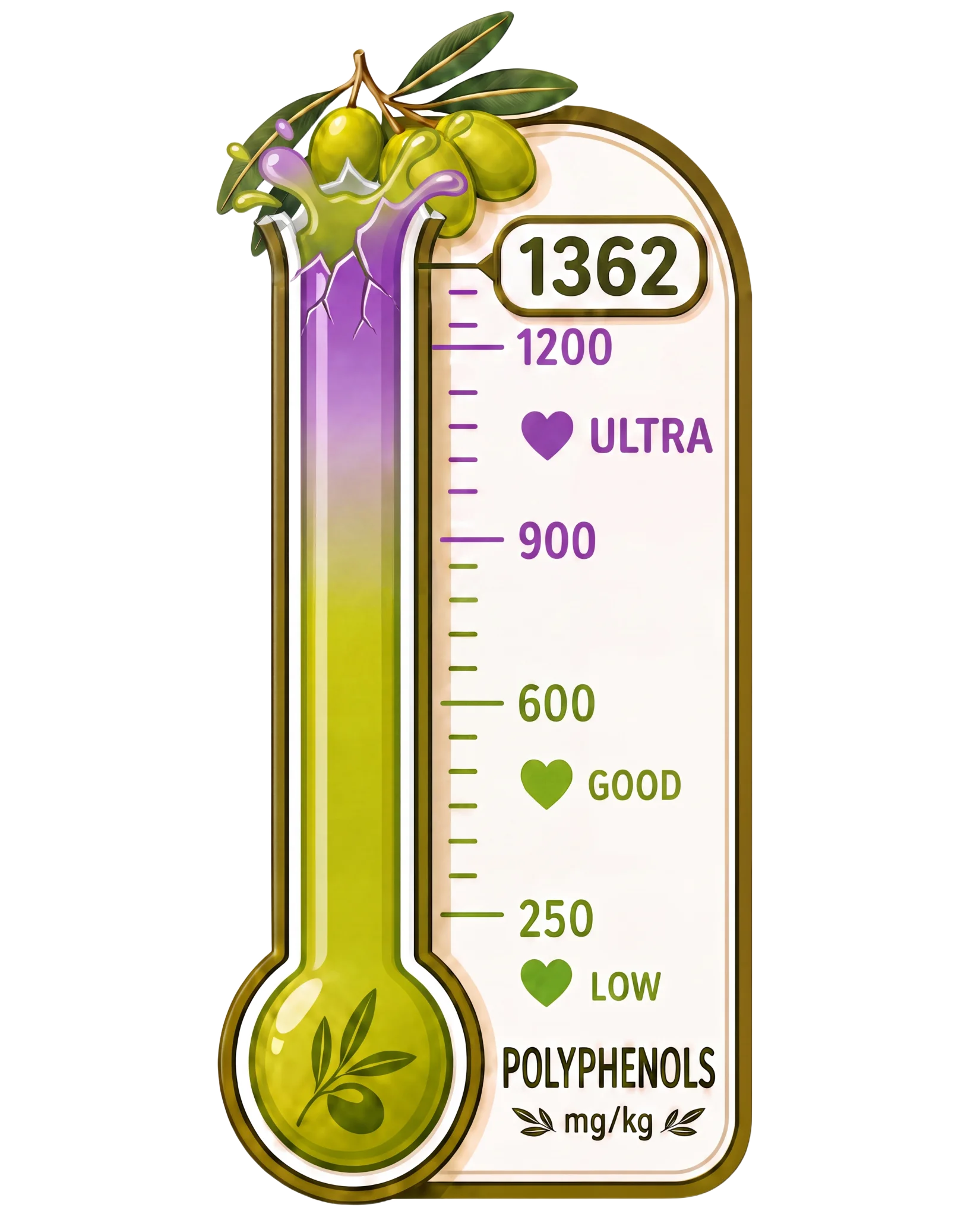 +1,000 mg/kg total polyphenols